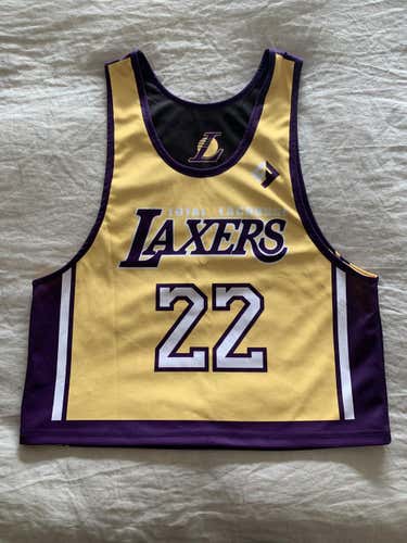 Total Lacrosse Lakers team reversible pinnie