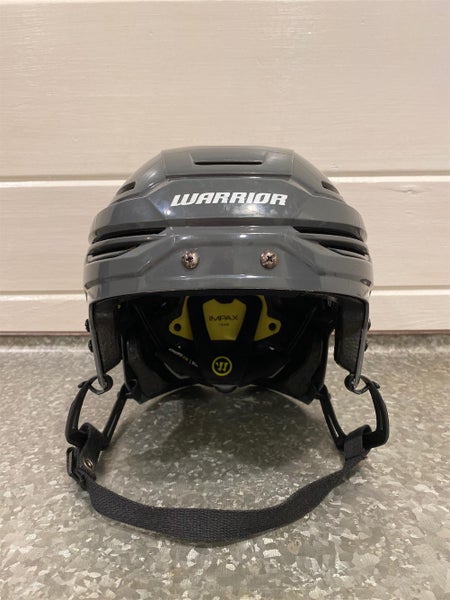 Gray Used Large Warrior Alpha One Pro Pro Stock Helmet