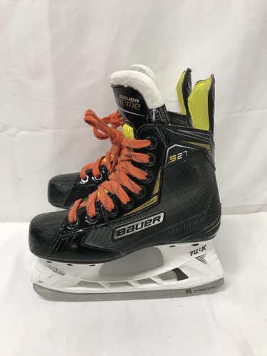 Used Bauer S27 Junior 01.5 Ice Skates Ice Hockey Skates