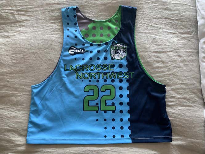 Lacrosse Northwest LAXNW club team reversible pinnie