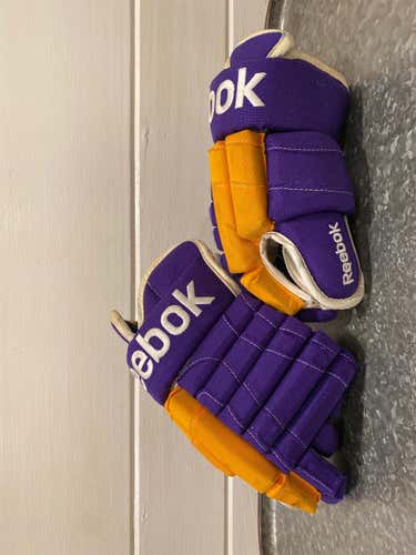 Purple Senior Reebok 4-Roll pro 15" Pro Stock Gloves