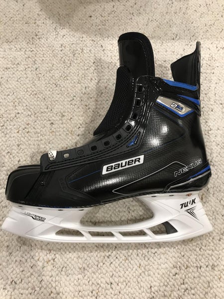 New Senior Bauer Nexus 2N Pro Hockey Skates Extra Wide Width Pro Stock Size 11.25 EE (no steel)