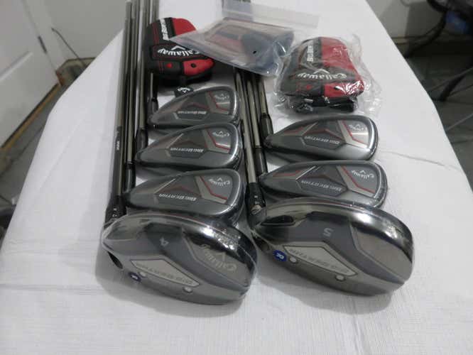 Callaway 2019 Big Bertha 19 Iron Set - 4H, 5H, 6-PW- Regular Flex Graphite - NEW