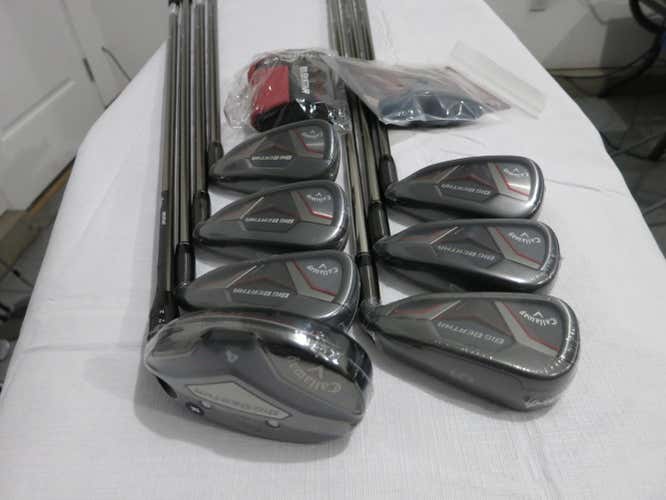 Callaway 2019 Big Bertha 19 Iron Set - 4H, 5-PW - Regular Flex Graphite - NEW