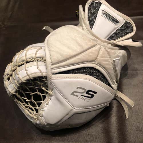 Bauer Supreme 2S Pro Glove And Blocker Set - Senior - White