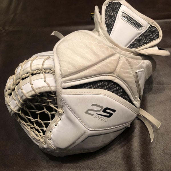 Bauer Supreme 2S Pro Glove And Blocker Set - Senior - White