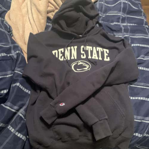 Adult Medium Penn State Navy Blue Champion Hoodie