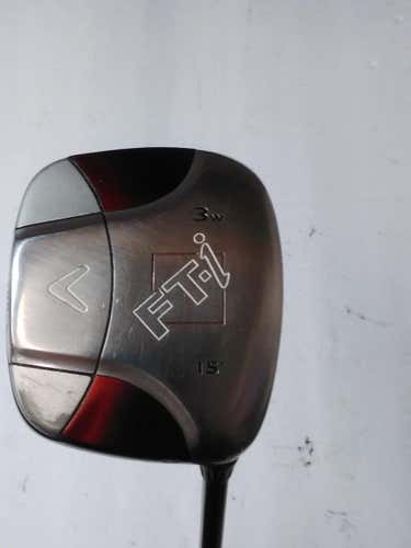Used Callaway Ft-i 3 Wood 3 Wood Graphite Regular Golf Fairway Woods