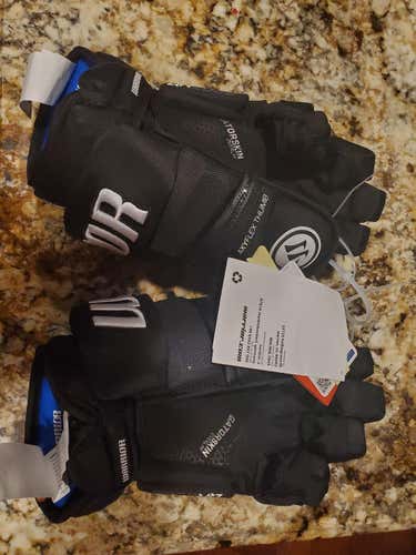 Black New Senior Warrior Covert QR Edge Gloves 14"