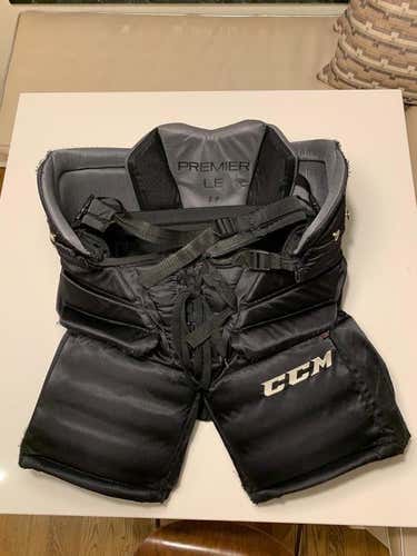 Black Senior Small CCM Premier Pro LE Hockey Goalie Pants