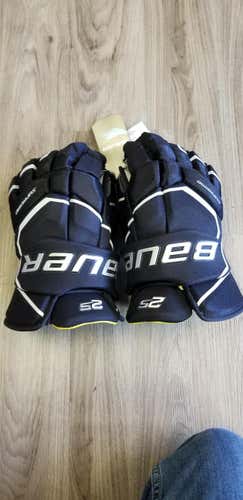 Black New Senior Bauer Supreme 2S Gloves 13"