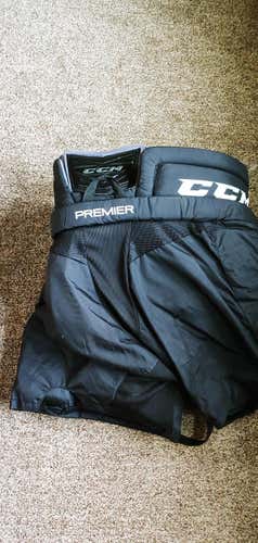 Black Used Senior Small CCM Premier R1.9 Hockey Goalie Pants