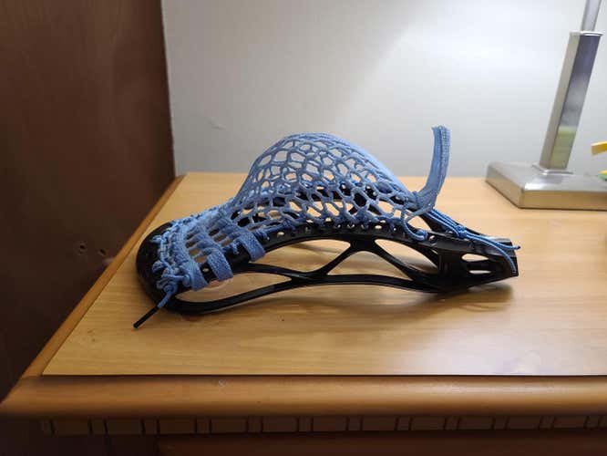 Black New Attack & Midfield Warrior Strung Rabil 2X Head