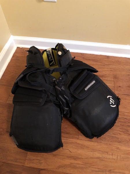Black Junior XL Warrior Ritual X Hockey Goalie Pants