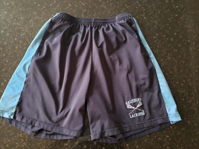 Blue & baby blue salisbury lacrosse shorts - large with drawstring (will entertain offers)