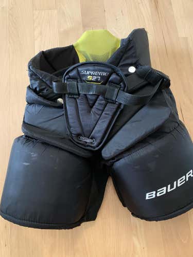 Used Junior Large Bauer S27 Hockey Goalie Pants