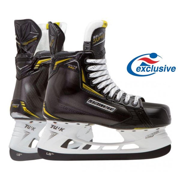 New Senior Bauer Supreme Ignite Pro+ Hockey Skates Regular Width