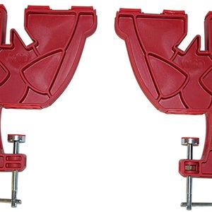 Ski Snowboard Vise Tuning Vise Ski Snowboard Tune Vise Set Pair Red New