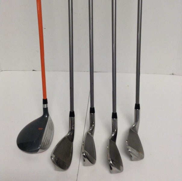 Used Us Kids Golf 5 Piece Set Graphite Regular Golf Club Sets Junior
