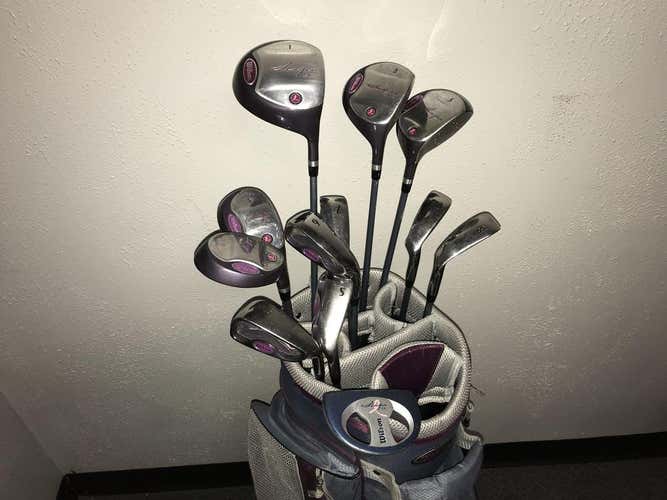 Used Wilson Hope Lx 13 Piece Graphite Ladies Golf Womens Package Sets