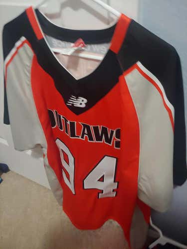 Jack Kelly game worn Outlaws jersey