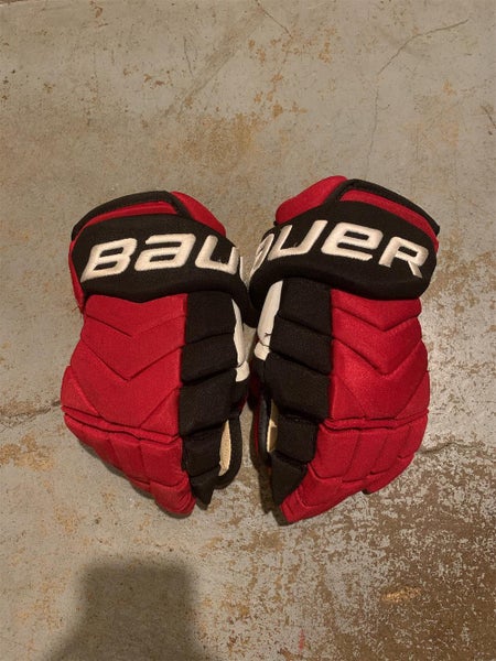 Red Senior Bauer Supreme TotalOne NXG 13" Pro Stock Gloves