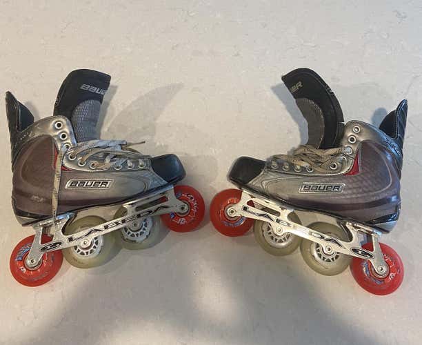 Used Senior Bauer Inline Skates Regular Width Size 6.5
