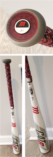 Used USSSA Certified 2019 Marucci Alloy CAT 8 Bat (-5) 26 oz 31"