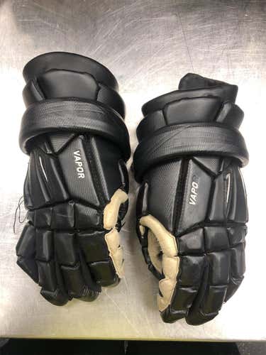 Black Used Player's Nike Vapor 12" Lacrosse Gloves