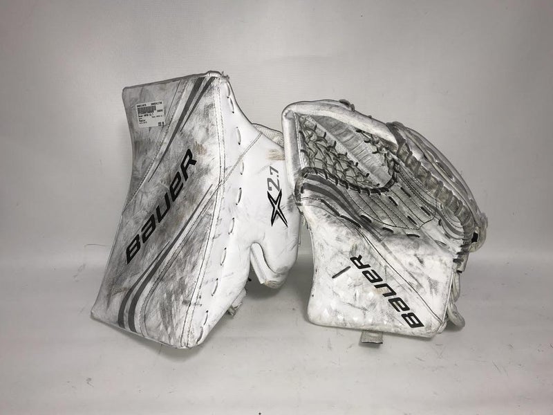 Used Bauer Vapor X2.7 Regular Ice Hockey Goalie Blockers