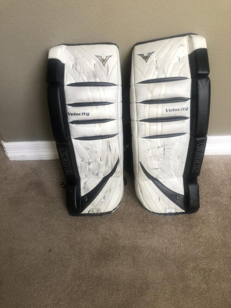 Used Youth 24" Vaughn Velocity V5 Goalie Leg Pads