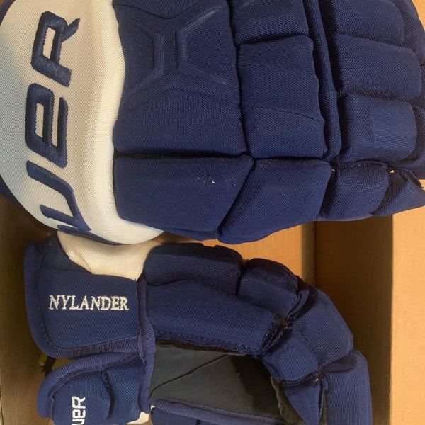 William Nylander Maple LeafsBauer Supreme TotalOne MX3 Pro Stock Gloves