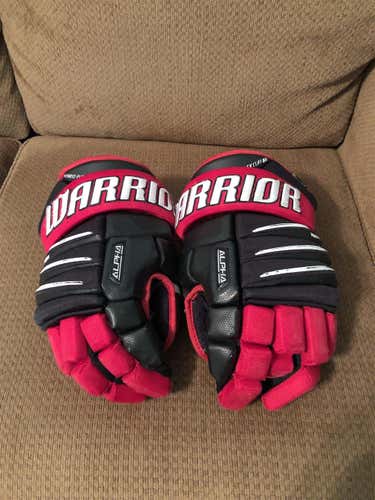 Black Senior Warrior Alpha QX 14" Gloves