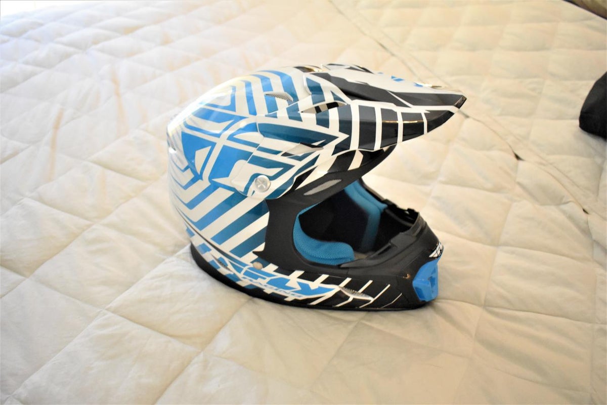 Fly Racing Three.4 Motocross Helmet w/Bag, XS - Great Condition!