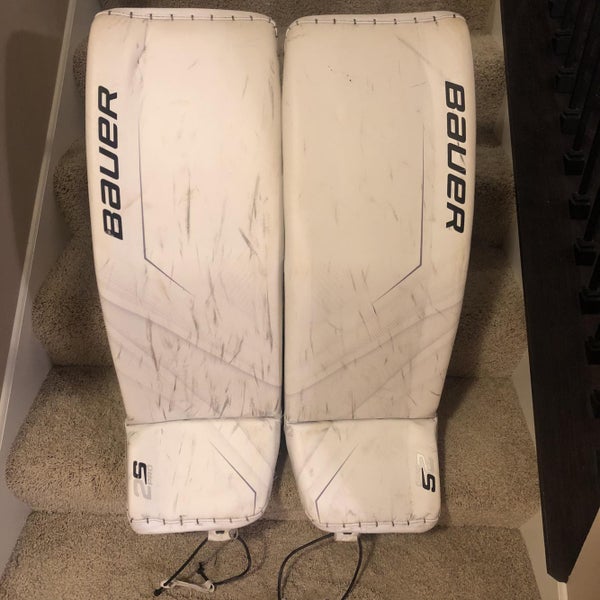 Bauer Supreme 2S Pro Goalie Leg Pads - Extra large (36”) - Senior - White