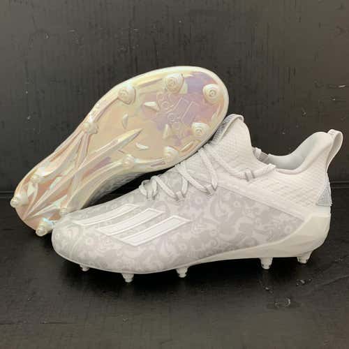 NEW! Size 10.5 Adidas Adizero New Reign 'Floral White' Lacrosse/Football Cleats