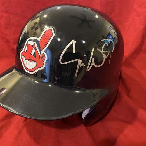 Cleveland Indians Signed / Autographed Eric Wedge Full Sized 7 1/4 Batting Helmet New Other