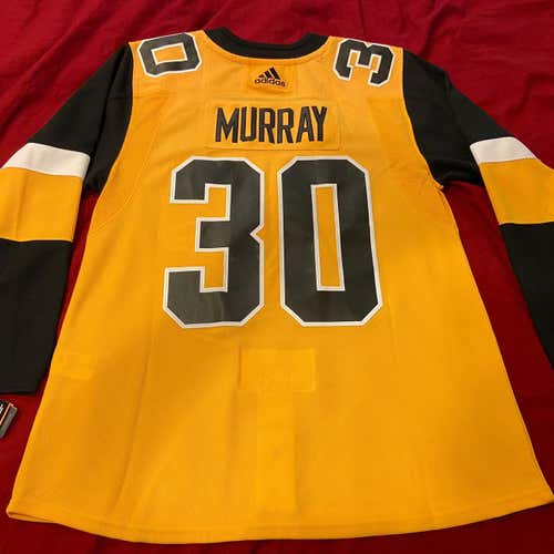 NHL Matt Murray Pittsburgh Penguins Alternate 3rd Gold Adult Size 52 Adidas Jersey NWT
