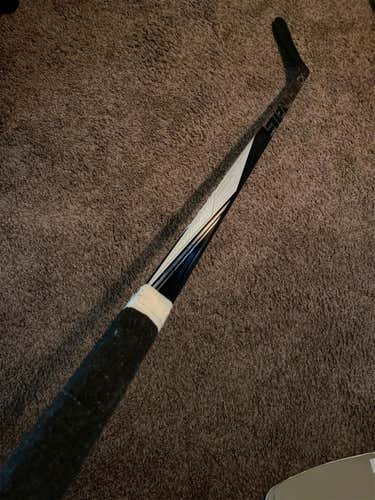 Game Used Hampus Lindholm Ducks Stealth CX Toe Pattern Pro Stock Hockey Stick