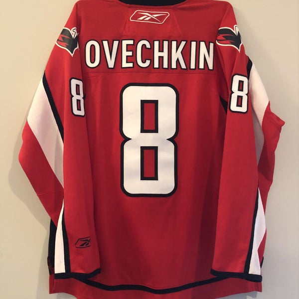 Reebok Premier Washington Capitals OVECHKIN Jersey LARGE