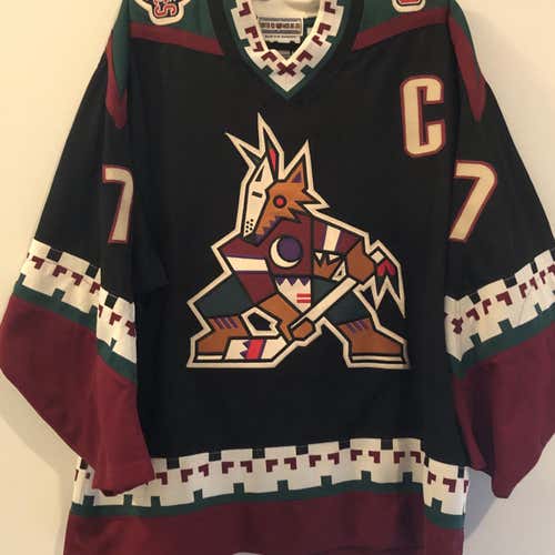 Authentic Starter Phoenix Coyotes TKACHUK Kachina Jersey Sz 52 **Goals For Kids Patch**