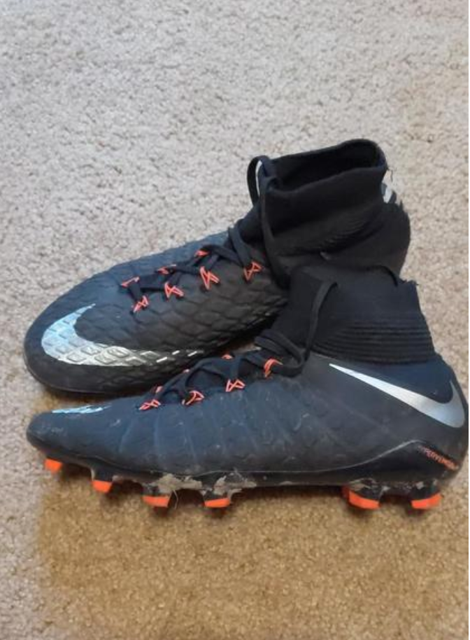 Nike Hypervenom Phantom Noir Orange Football Boots Nike Hypervenom