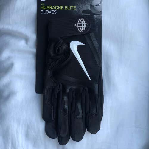 Nike Huarache Elite (L) Black Batting Gloves