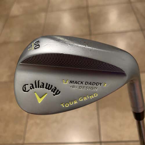 Men's Right Handed Mack Daddy 2 Chrome Steel Shaft Wedge