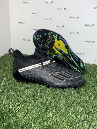 Black Men's Molded Cleats Low Cut