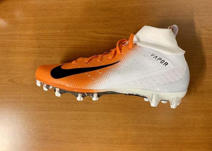 Nike Vapor Untouchable Pro 3 "White/Orange" Men's Football  (New) Size: 11.5