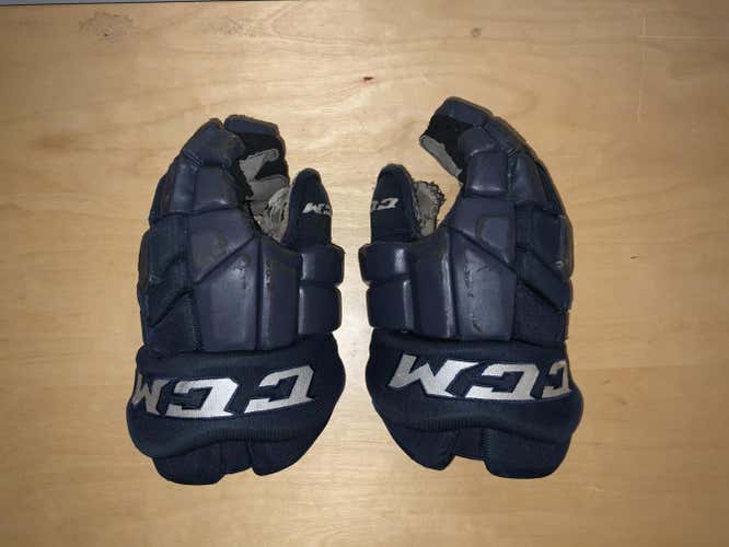 Senior Navy CCM HG42 Gloves 13" Pro Stock