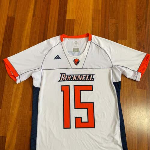 Bucknell Men's Lacrosse Team Issued  Sample Adidas Game Jersey Large