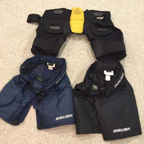 Senior Large Bauer Supreme TotalOne MX3  Girdle With Navy And Black Shells
