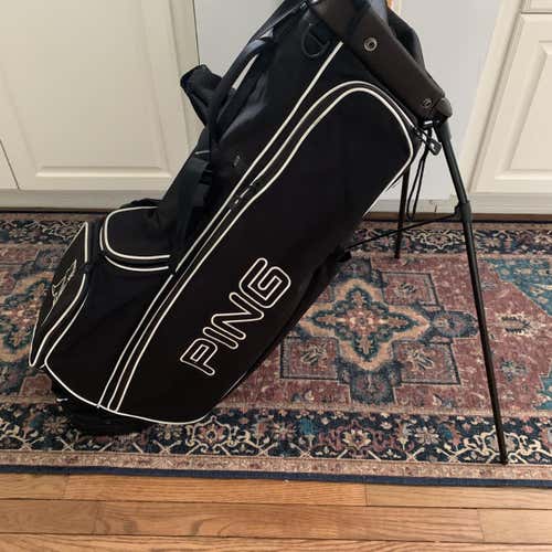 Black Unisex Ping Bag